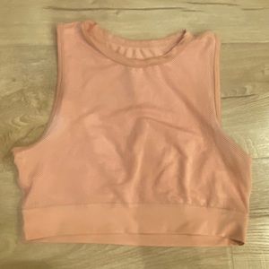 Nike mesh crop tank top